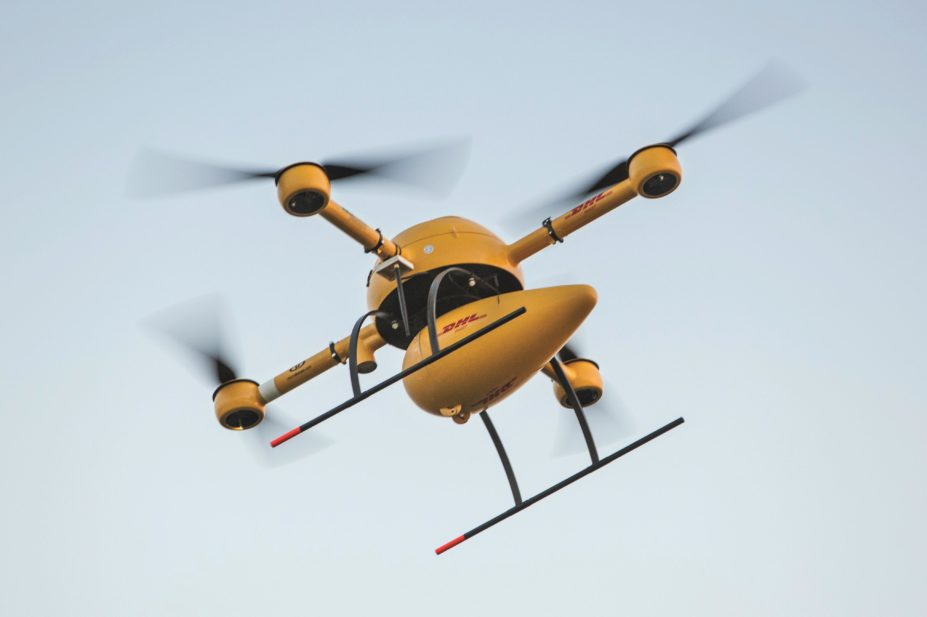 Unmanned ‘parcelcopter’ will deliver drugs and other urgent supplies to a remote island in the North Sea, a few miles off the coast of Germany