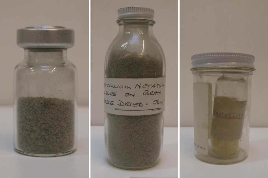 Penicillin bottles used in World War II