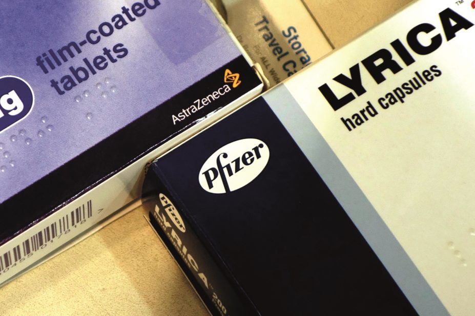 Pfizer has apologised to pharmacists and GPs over any extra work or confusion caused by its attempts to protect the second medical use patent of its product Lyrica (pregabalin). In the image, a box of Lyrica with the Pfizer logo