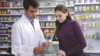 pharmacist advising patient