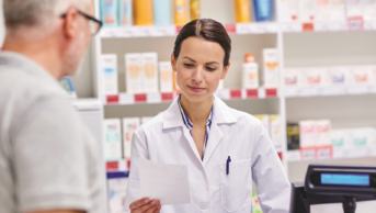 pharmacist receiving prescription J2 17
