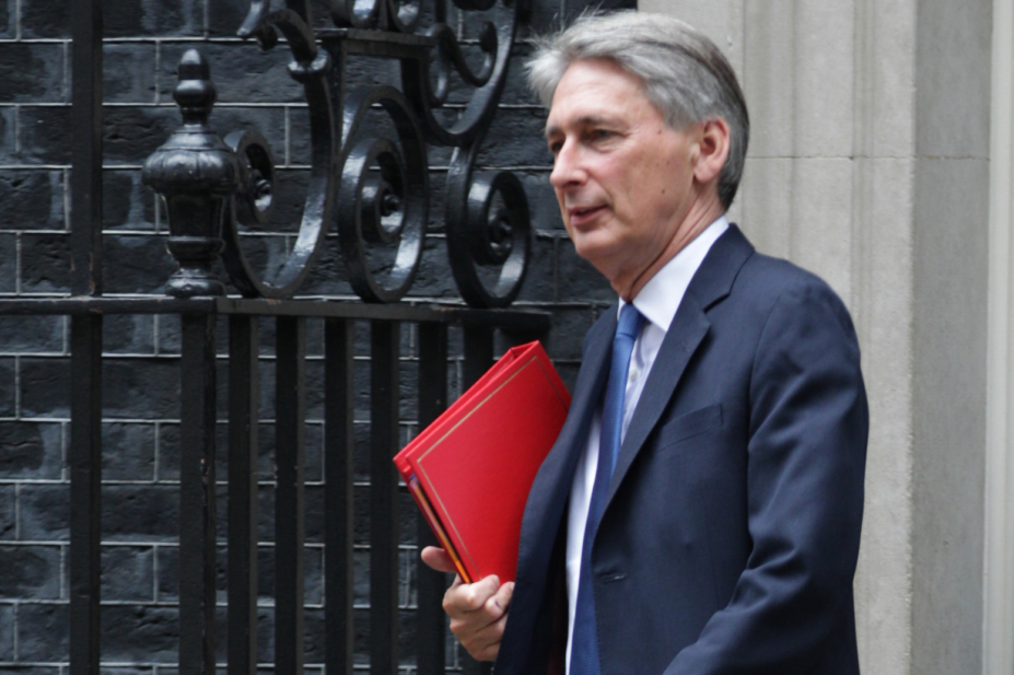 Phillip Hammond Chancellor of the Exchequer leaving Downing Street