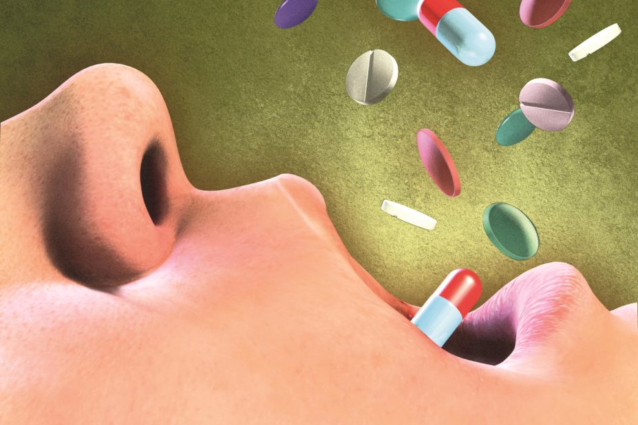 Illustration of pills 