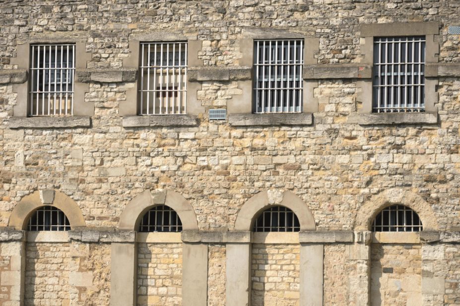 Exterior of a secure prison
