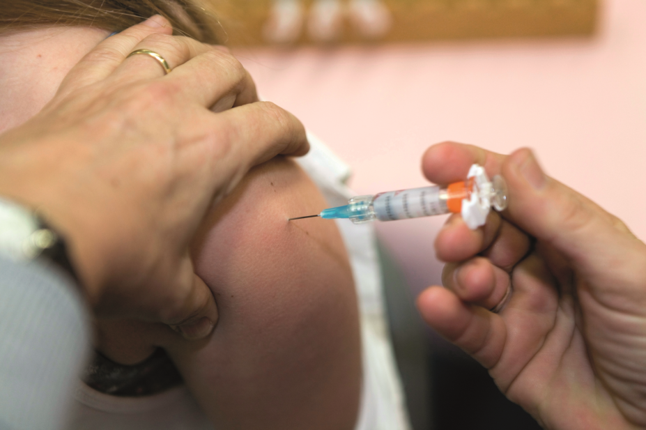 Teenager receives quadrivalent HPV vaccine
