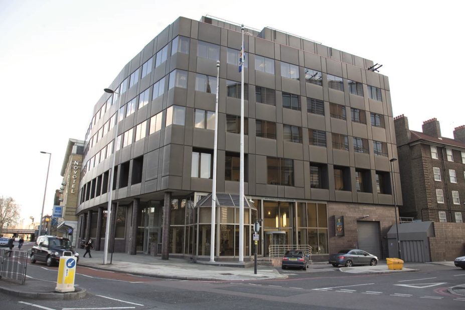 Former head office of the Royal Pharmaceutical Society (RPS) in Lambeth High Street, London