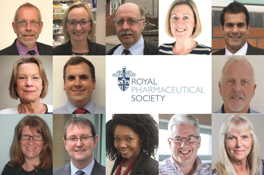 Thirteen candidates for the pharmacy board of the Royal Pharmaceutical Society