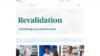 A screenshot of the RPS revalidation page