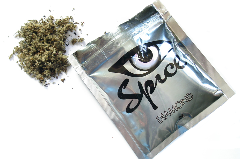 Packet of synthetic cannabis