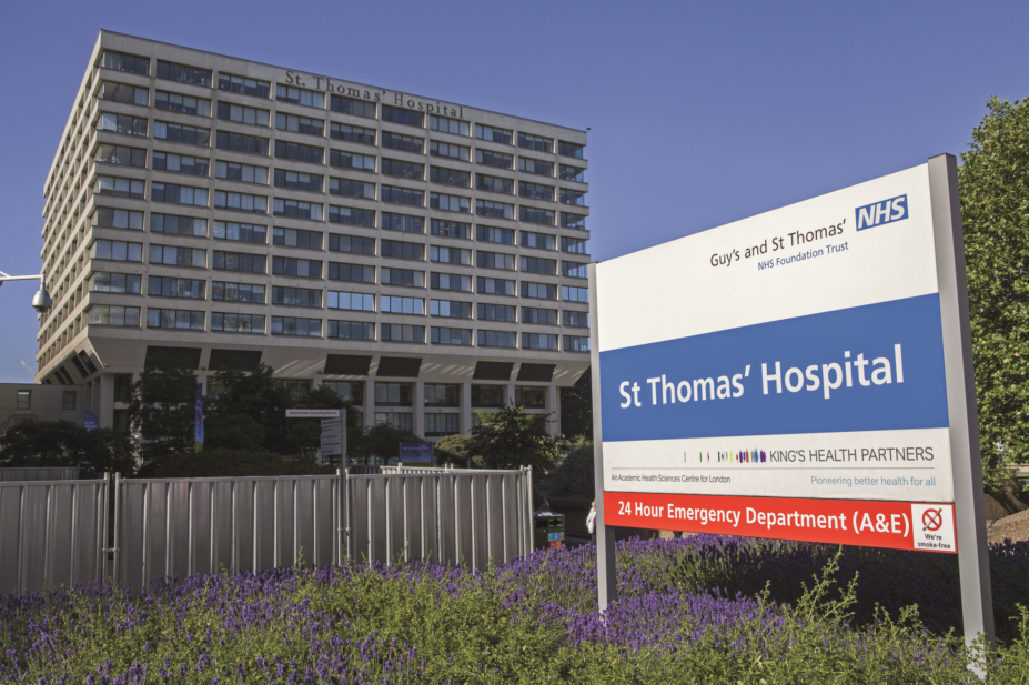 St Thomas’ Hospital in London