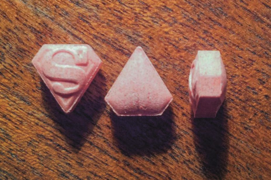 In the picture, superman ecstasy pills have been responsible for a few deaths. Providing a service where users can have their drugs tested before they take them is one way to help reduce hospital admissions and deaths.