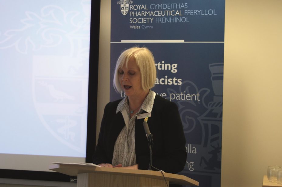 Suzanne Scott-Thomas, chair of the Royal Pharmaceutical Society (RPS) in Wales