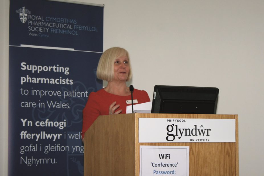 Suzanne Scott-Thomas, chair of the Royal Pharmaceutical Society (RPS) Welsh Pharmacy Board