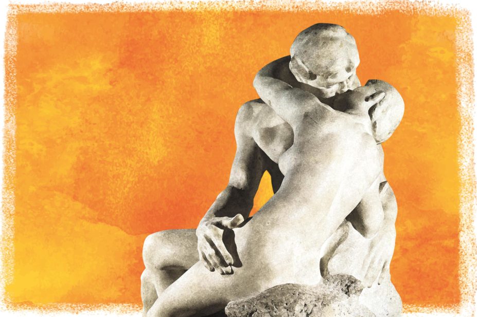 Illustration of Auguste Rodin's sculpture 