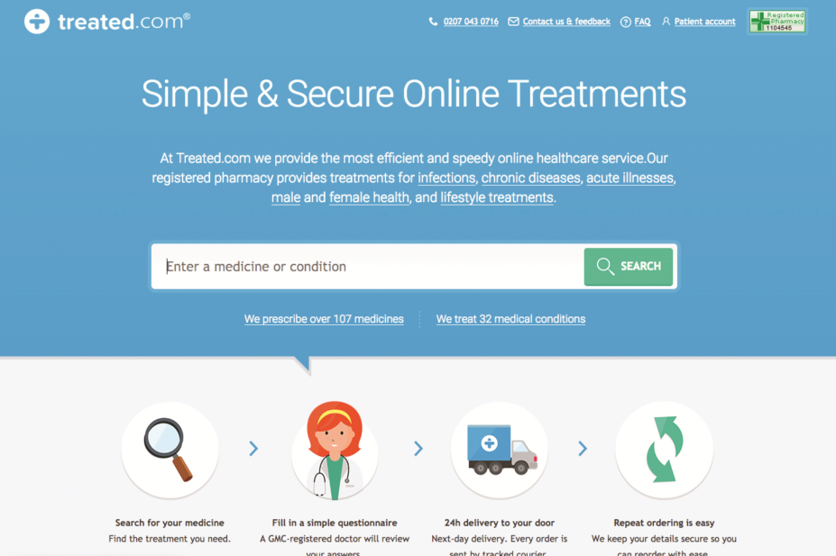 treated.com online pharmacy screenshot 17