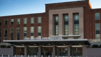 US Food and Drug Administration entrance