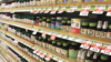 Vitamin supplements in store
