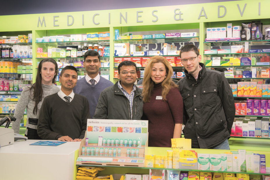 Members of the team at Warman-Freed pharmacy