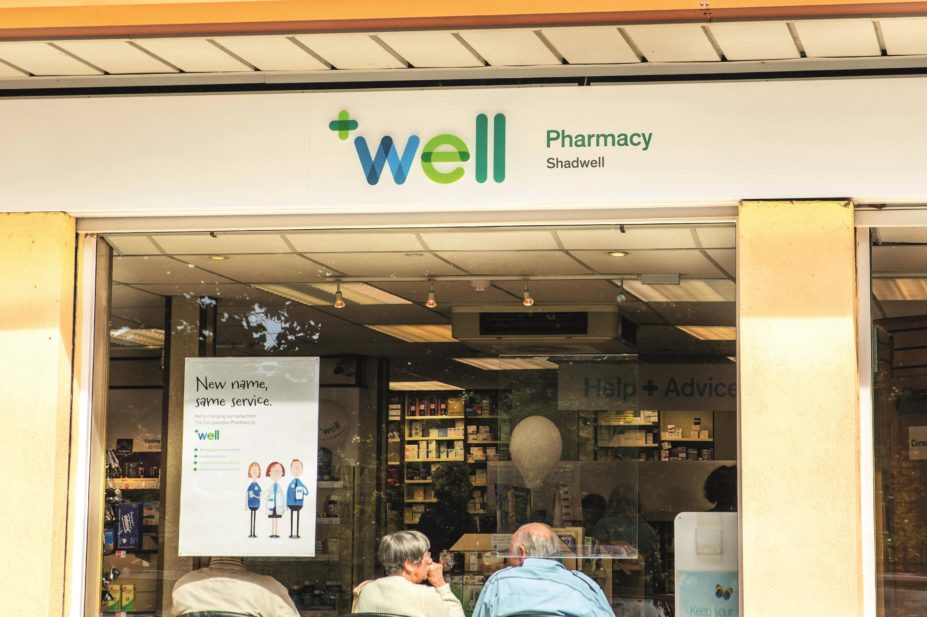 Bestway, the new owner of the Co-operative Pharmacy, released its financial results for 2015 showing turnover for its new division “slightly exceeded expectations”. In the image, storefront of Well Pharmacy in Shadwell