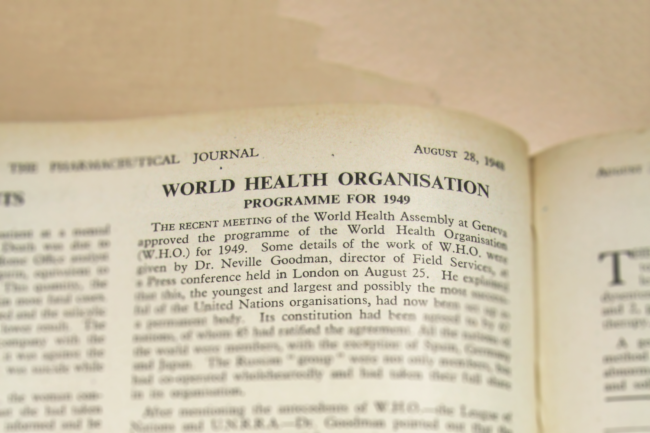 From The Archives: The creation of the World Health Organization - The ...