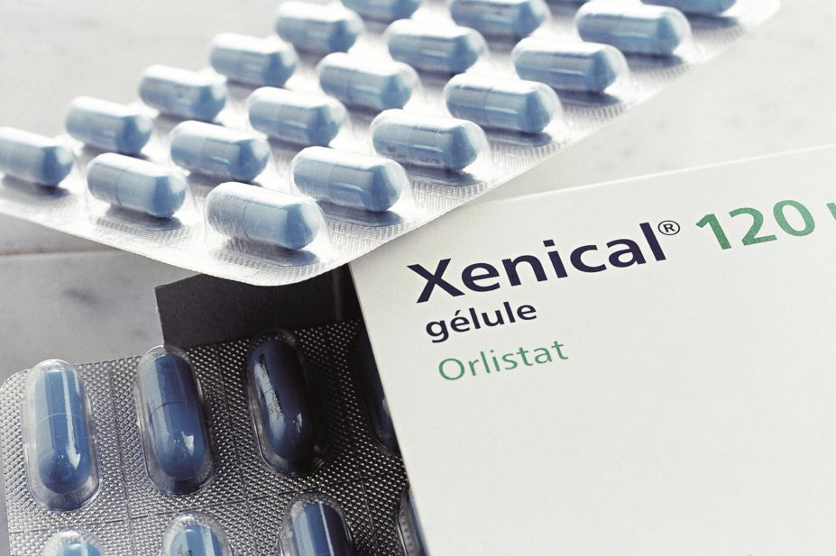 Orlistat (Xenical) tablets