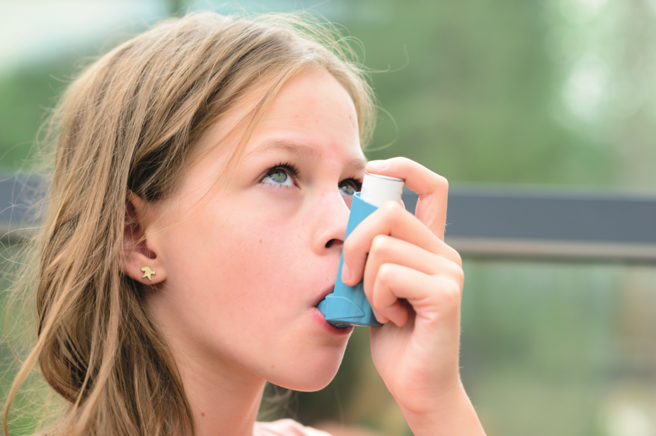 Using an asthma inhaler