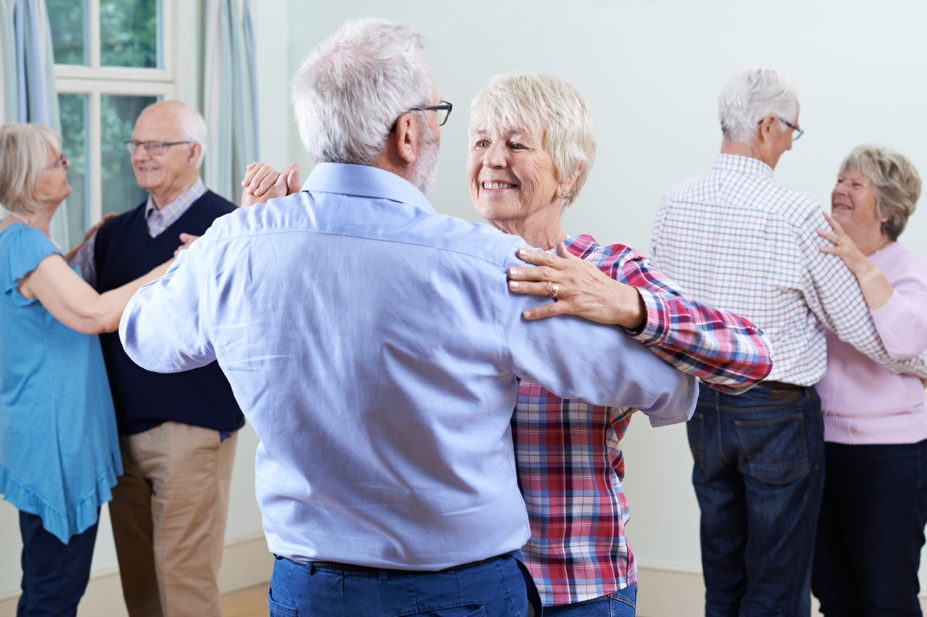 older couples dancing together