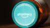Amazon Pharmacy logo on a medicine bottle