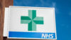 NHS pharmacy sign
