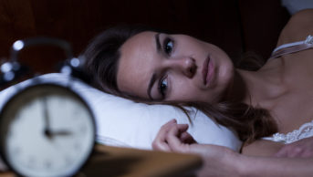 woman insomnia