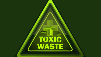 toxic waste sign