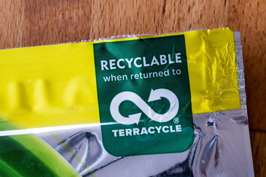 Terracycle recycling label