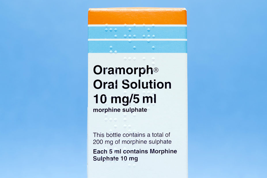 Oramorph packaging