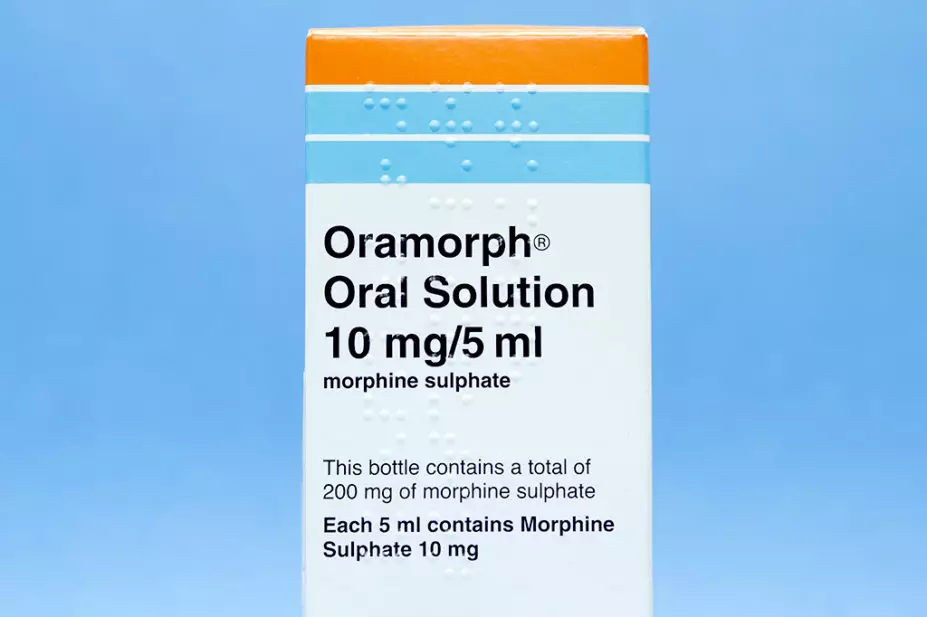 Oramorph packaging