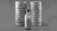 A photo of Iletin, the first insulin to be mass produced by Eli Lilly and Company under licence from the University of Toronto