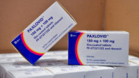Packet of Paxlovid (nirmatrelvir + ritonavir; Pfizer)