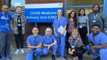 Barts Health NHS Trust COVID-19 Medicines Delivery Unit (CMDU) team