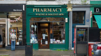 W King & Son, Est 1879, a traditional independent Pharmacy store in Marchmont Road, Edinburgh, Scotland, UK
