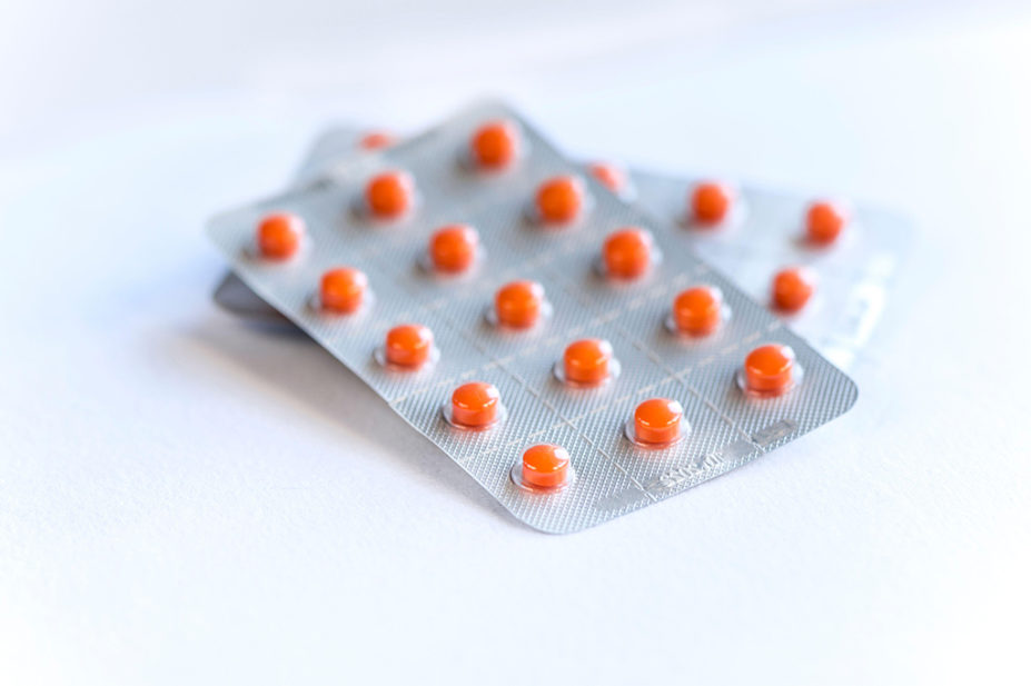 anticoagulant tablets in blister packs