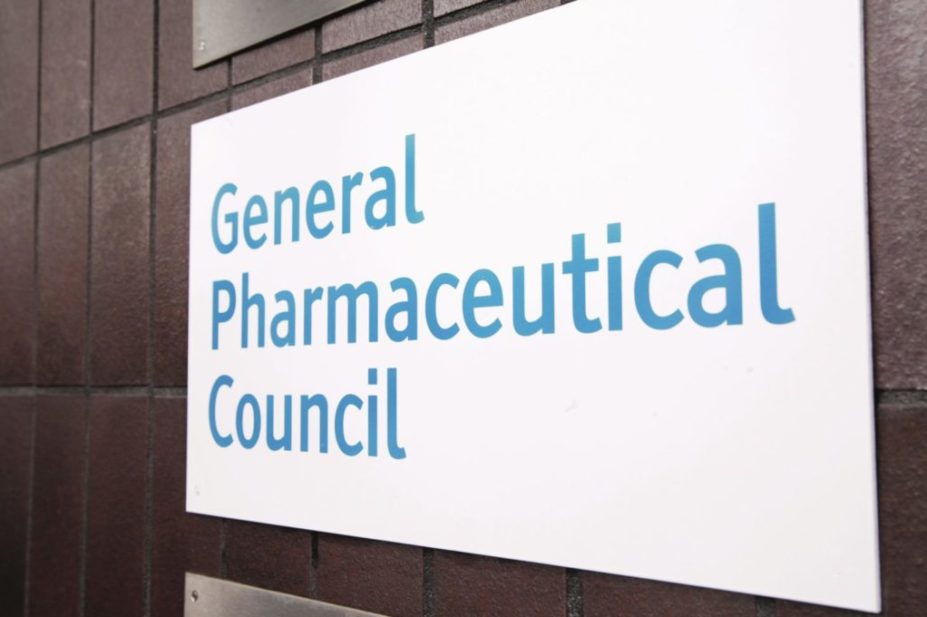 General Pharmaceutical Council sign