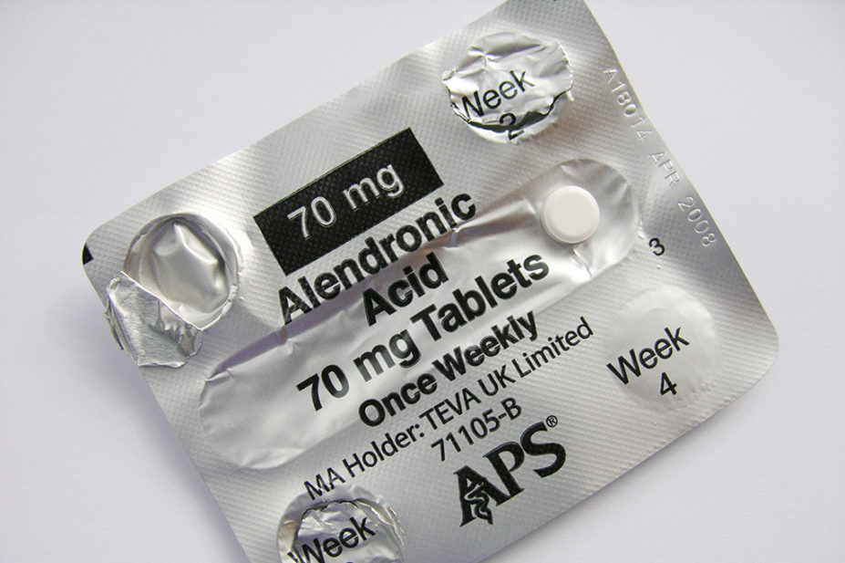 alendronic acid blister pack