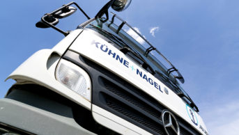 A Kuhne + Nagel truck
