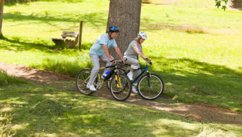 older people cycling