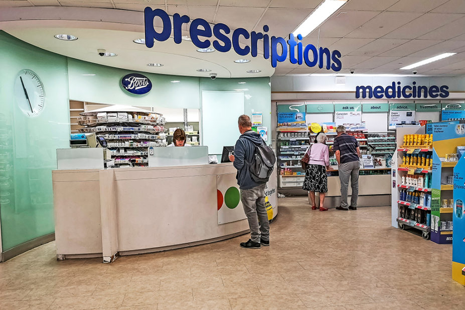 boots pharmacy counter