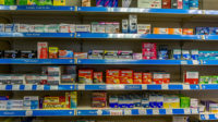 branded medicines on shelf