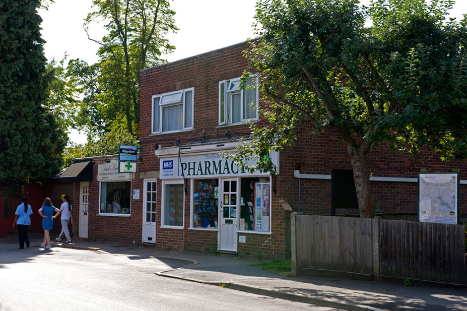 community pharmacy on street