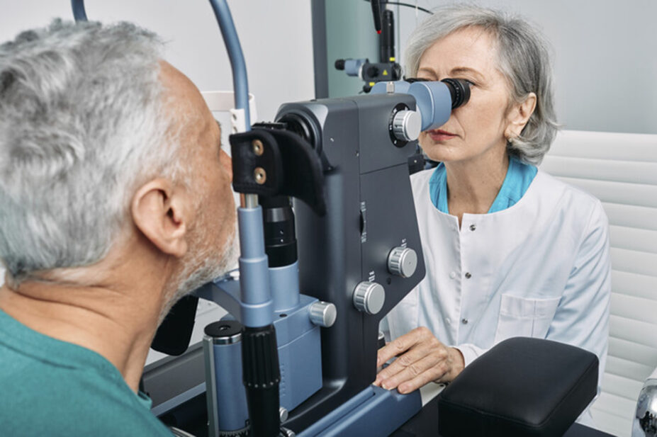 Photo of an eye examination