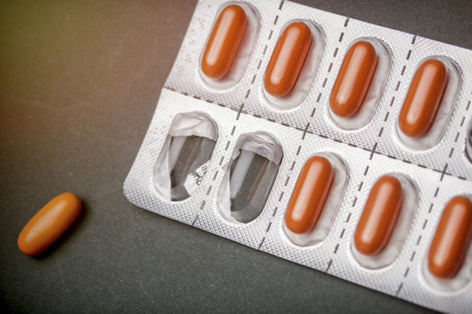 Blister pack of generic pills