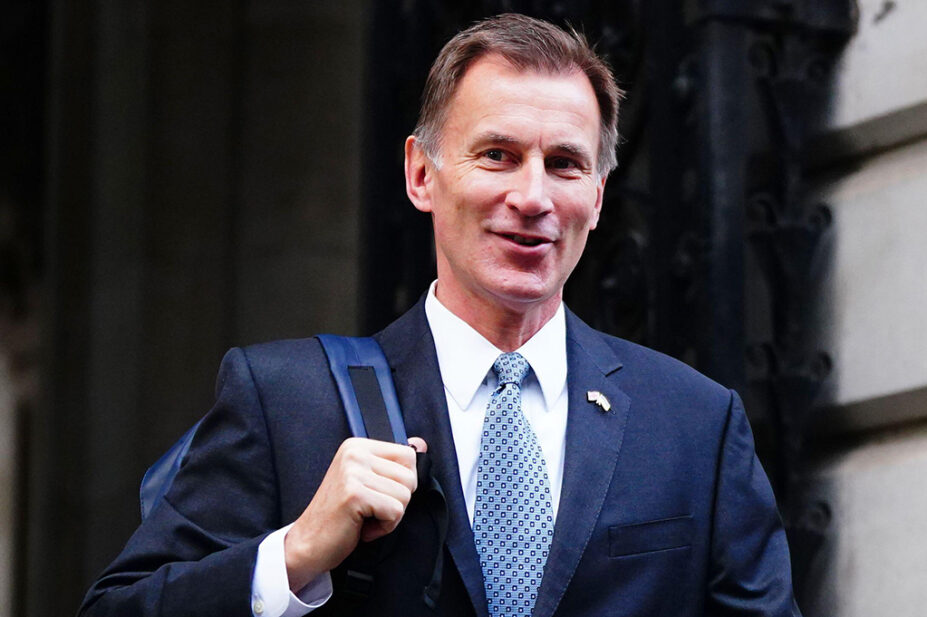 Jeremy Hunt, chancellor of the exchequer
