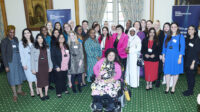 attendees of women in pharmacy event